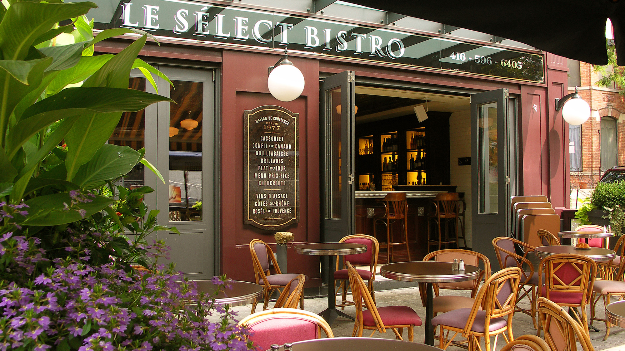 Le Sélect Bistro terrasse